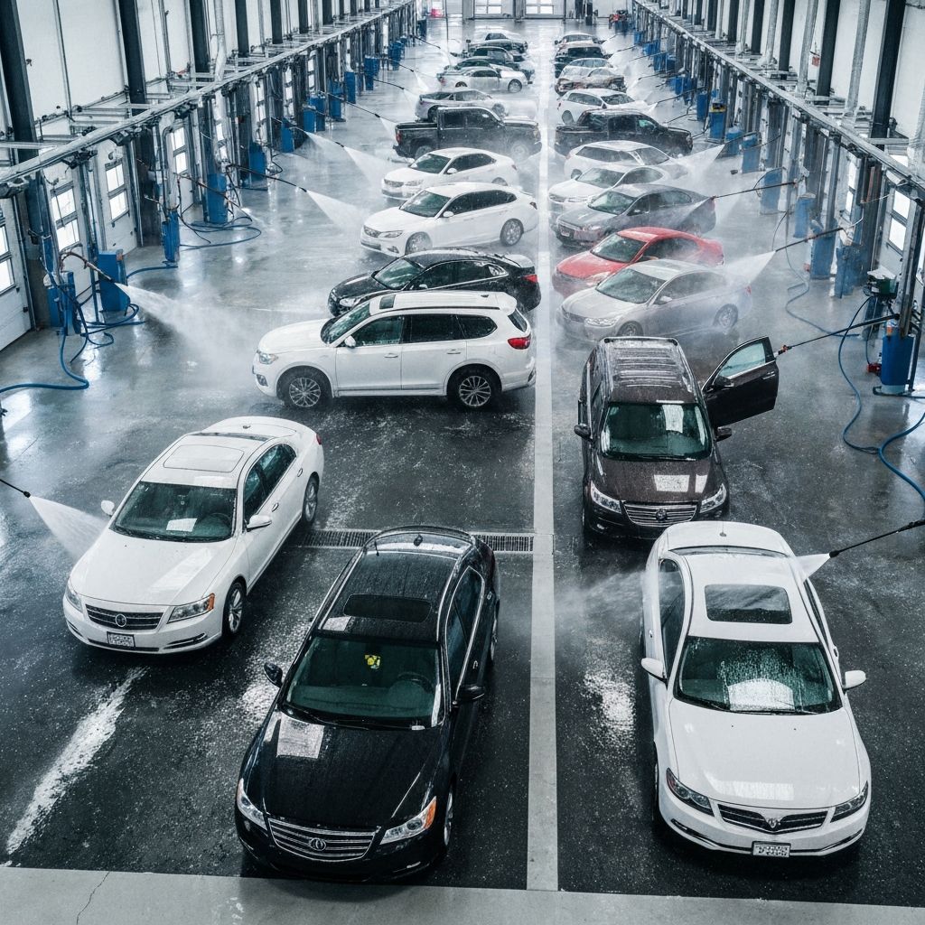 Fleet washing operations